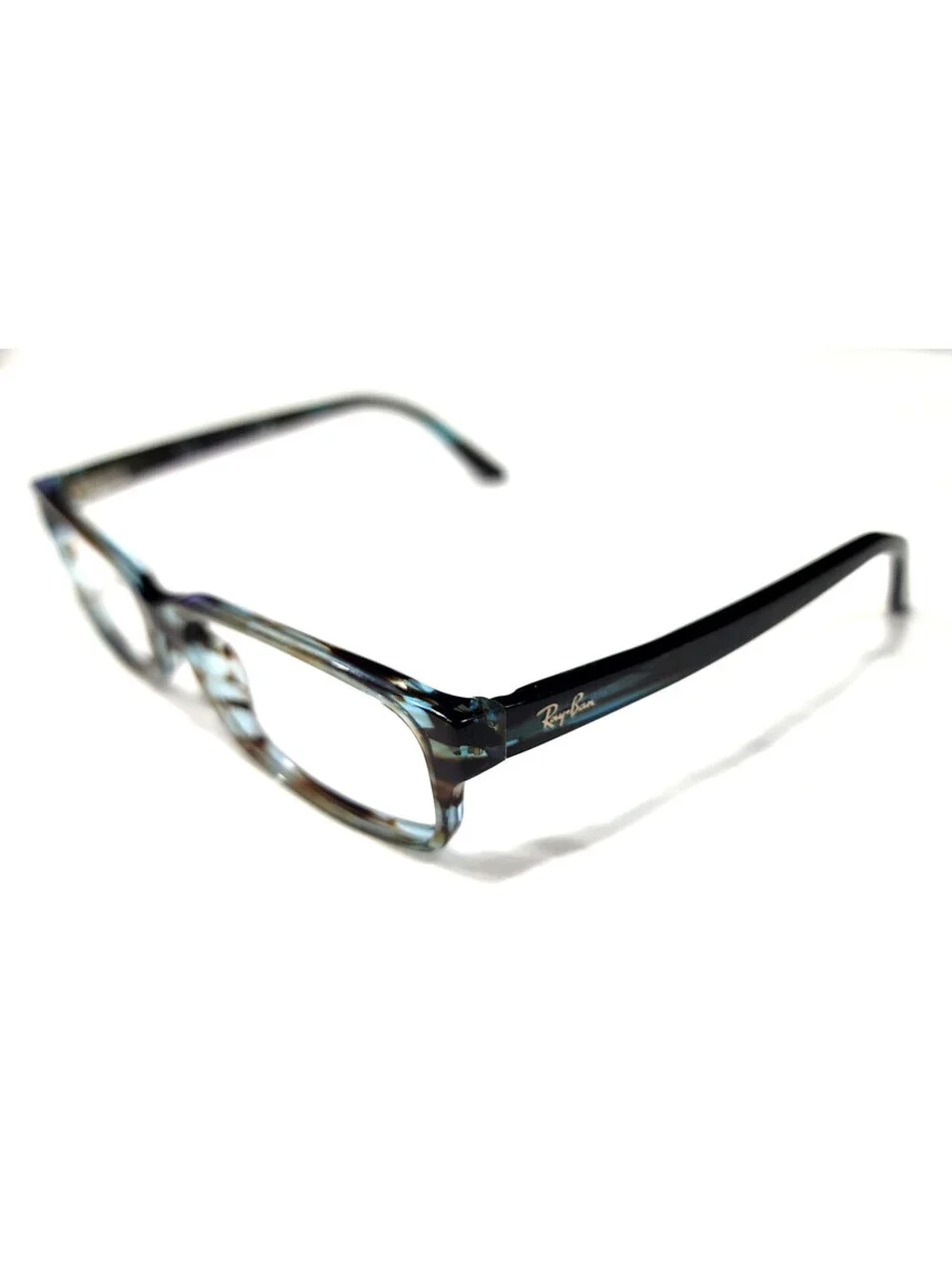 Ray Ban RB5187 5163 Blue Rectangle Eyeglasses 52-16 140